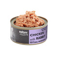 Chicken with Rabbit can for cats (80g) by Retorn