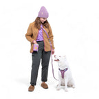 Multi-Use Dog Leash Colour Block Mauve Mix