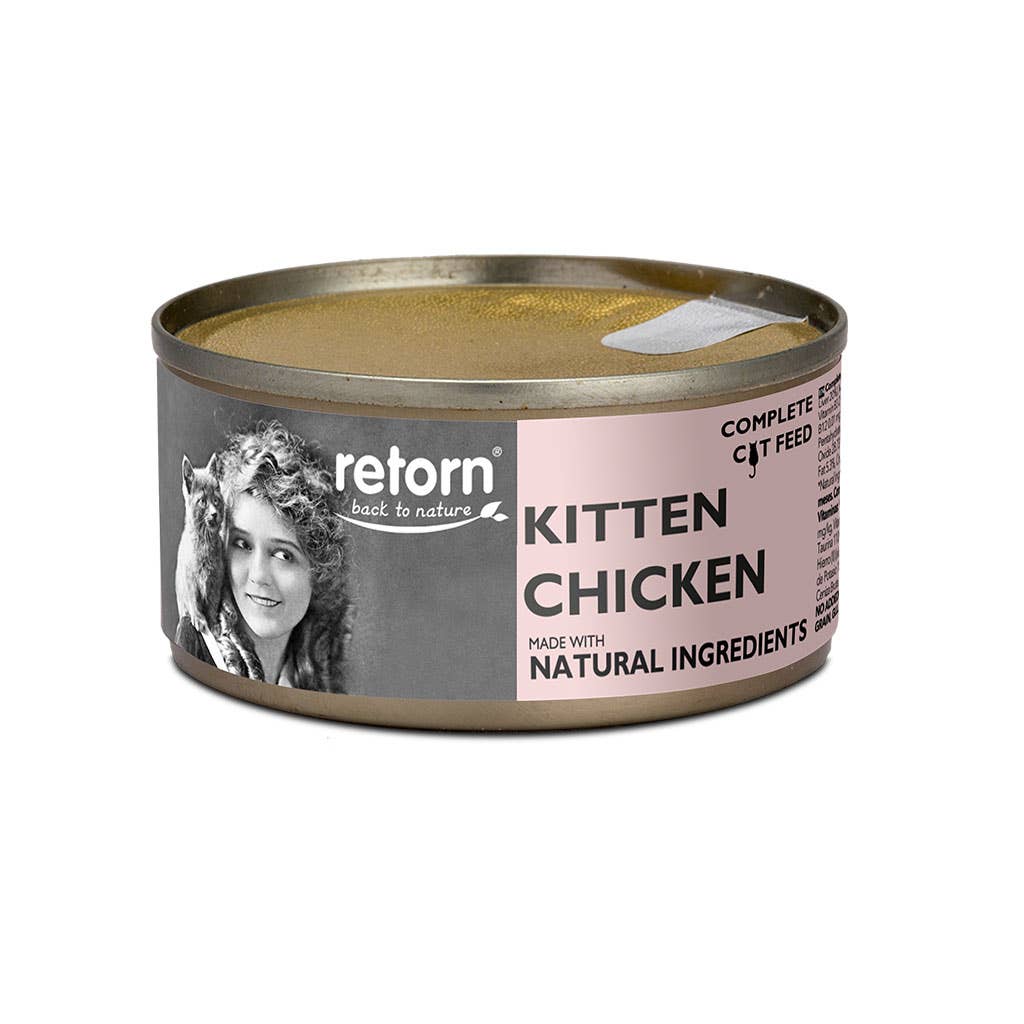 Chicken can for kittens (80g) by Retorn