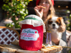 Jam jar dog toy