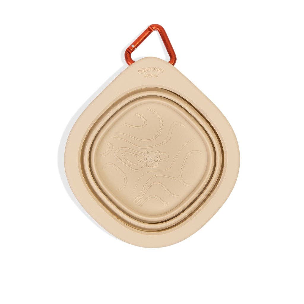 Beige travel bowl - Go Bowl Biscotti