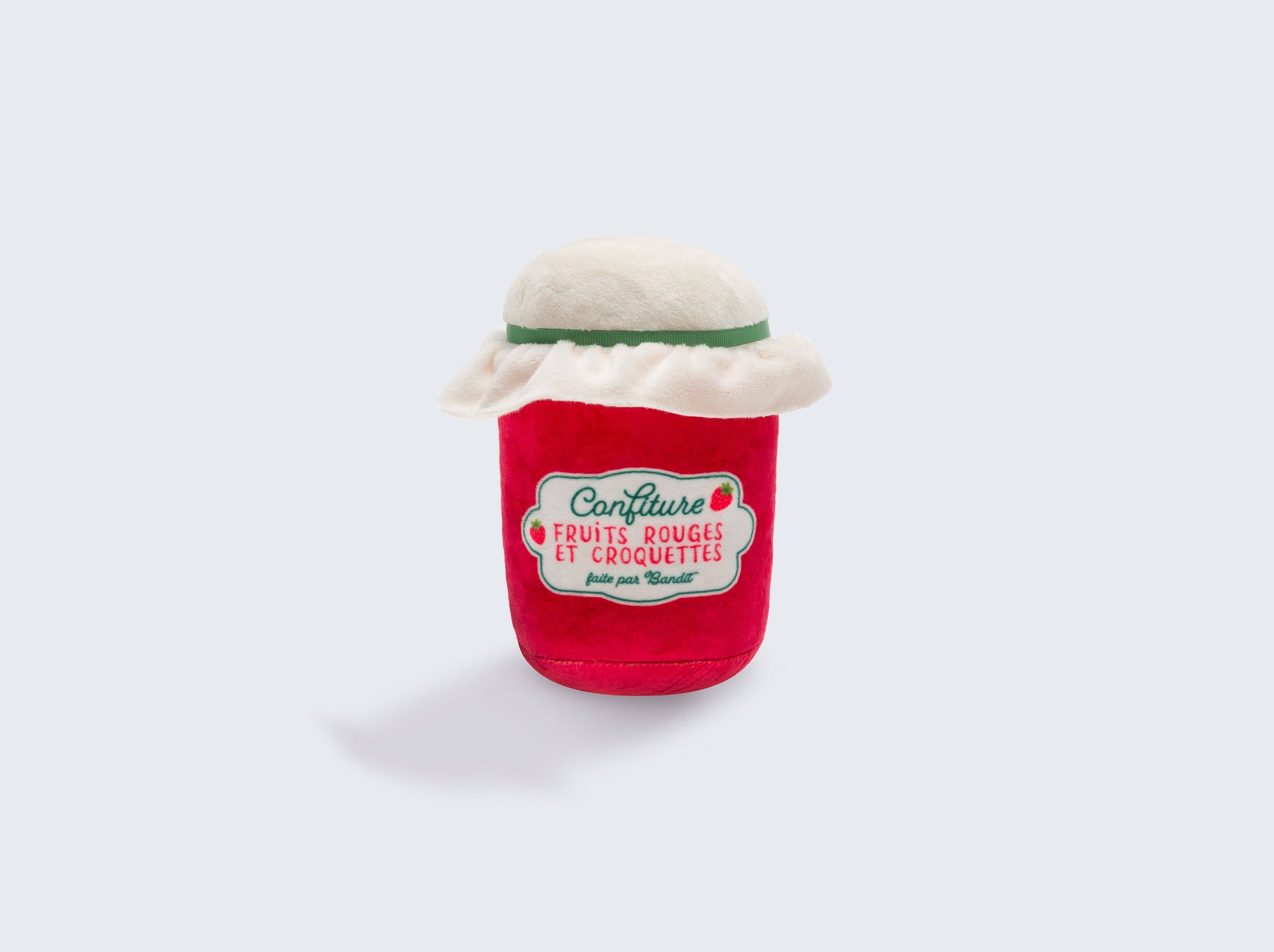 Jam jar dog toy
