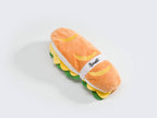 Baguette sandwich dog toy