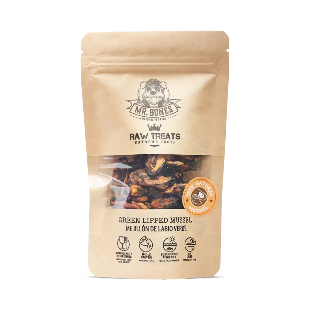 Raw Treats for dogs and cats - Green Lipped Mussel