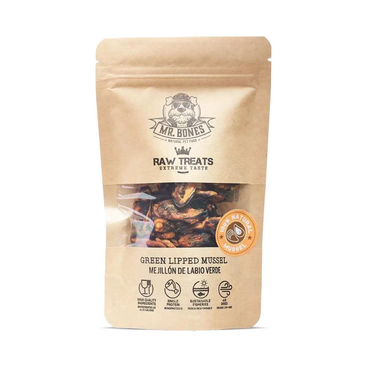 Raw Treats for dogs and cats - Green Lipped Mussel