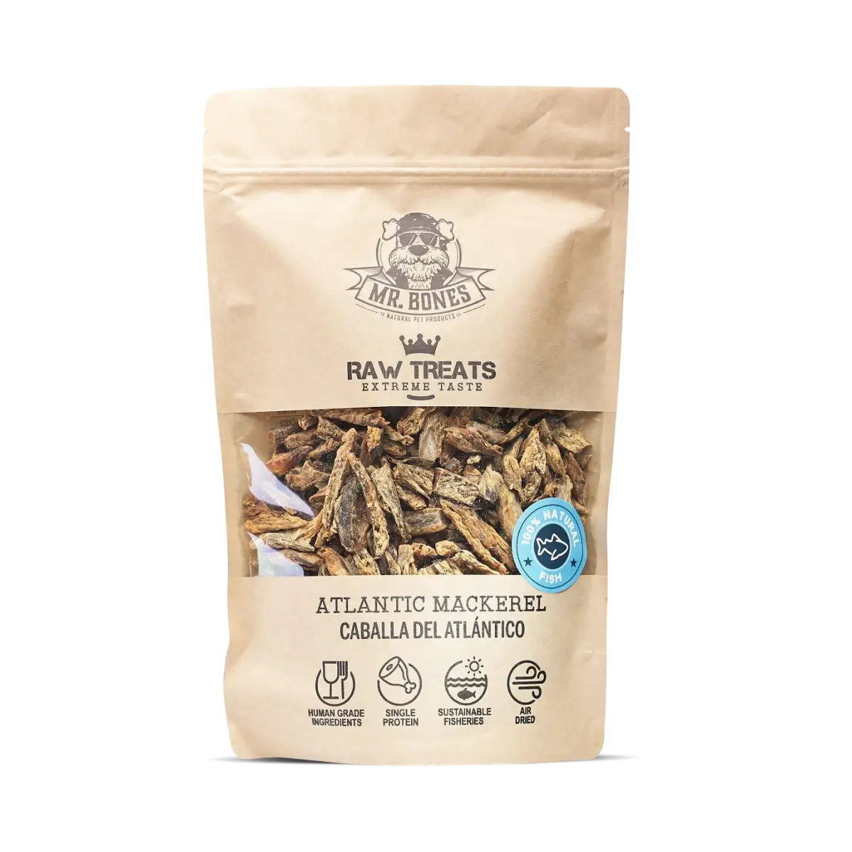 Raw Treats for dogs and cats - Atlantic Mackerel