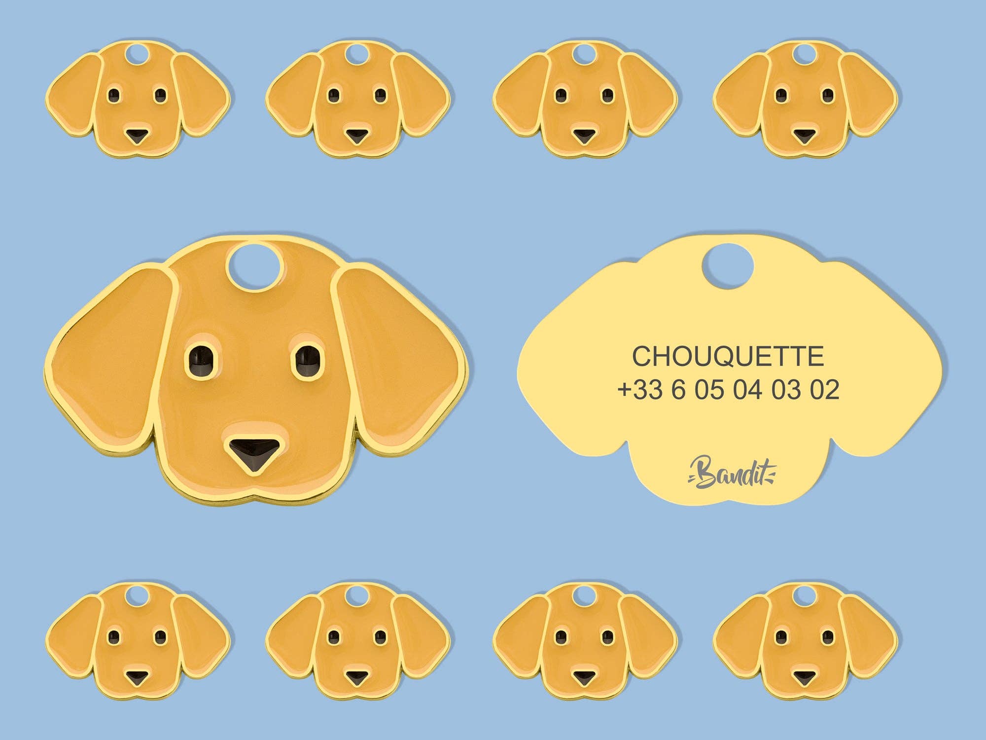 Labrador dog tag