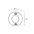 Natural Rubber Fly Ring Dog Toy