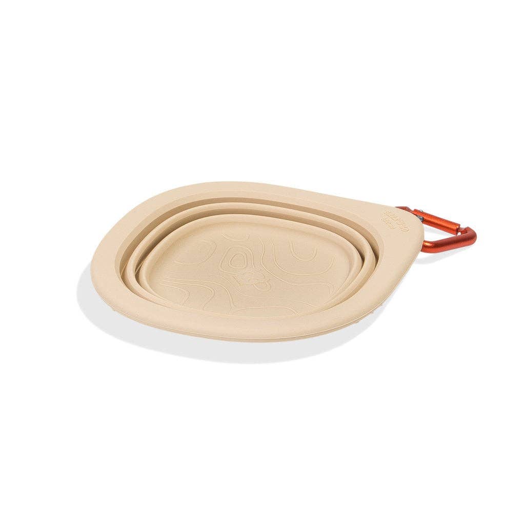 Beige travel bowl - Go Bowl Biscotti
