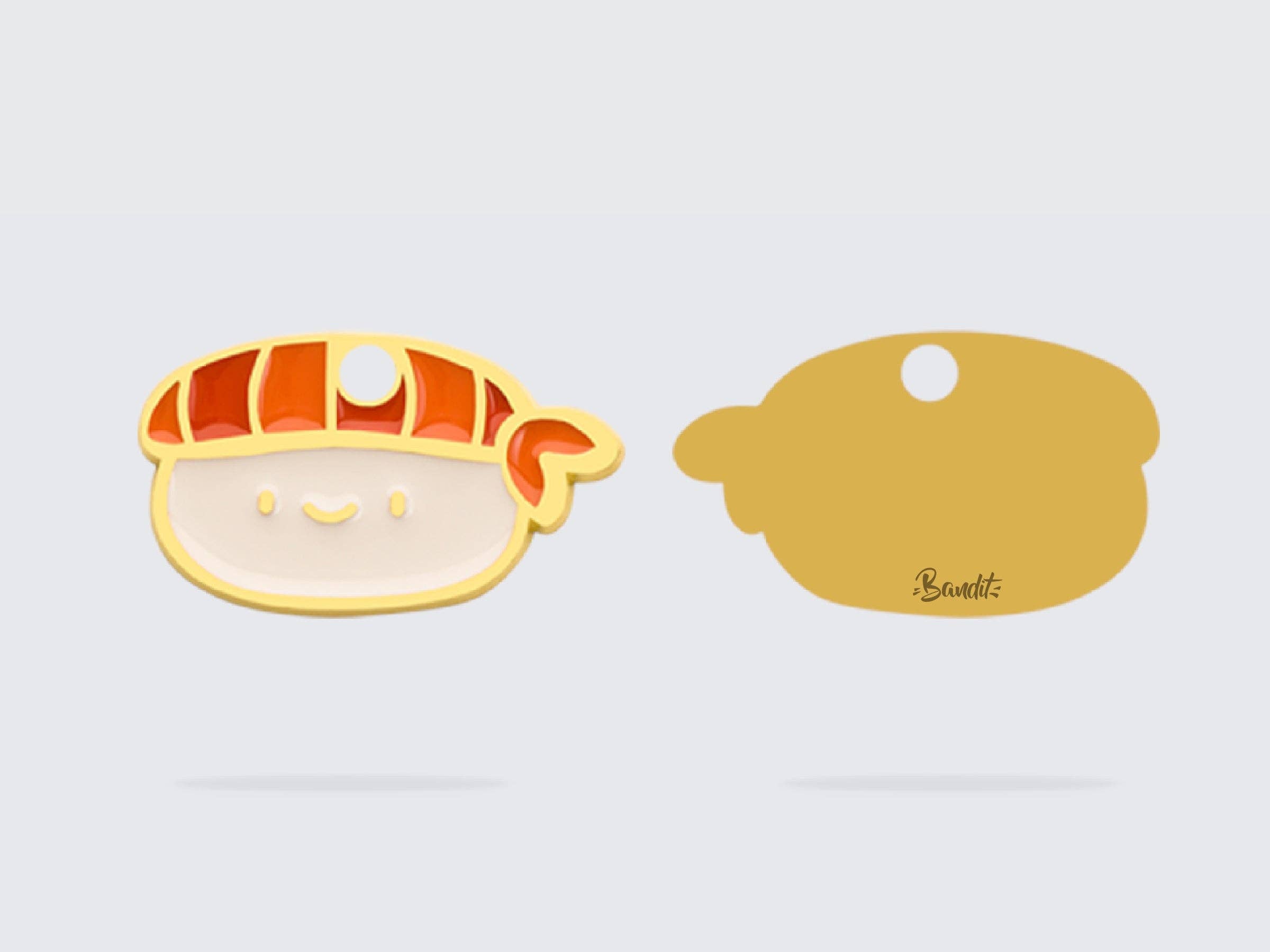 Sushi medal for dog