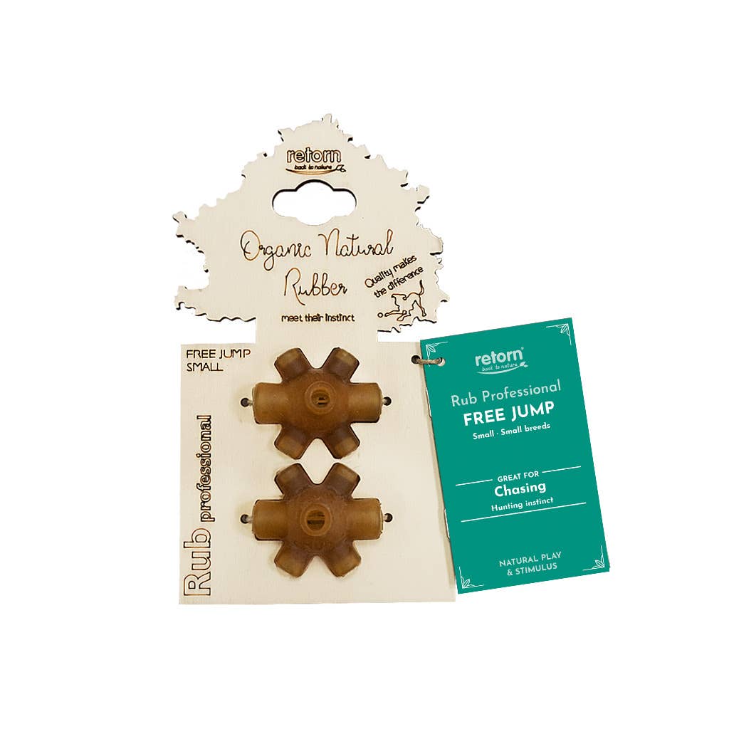 Natural Rubber Free Jump Dog Toy