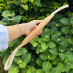 Suede sleeve with double handle