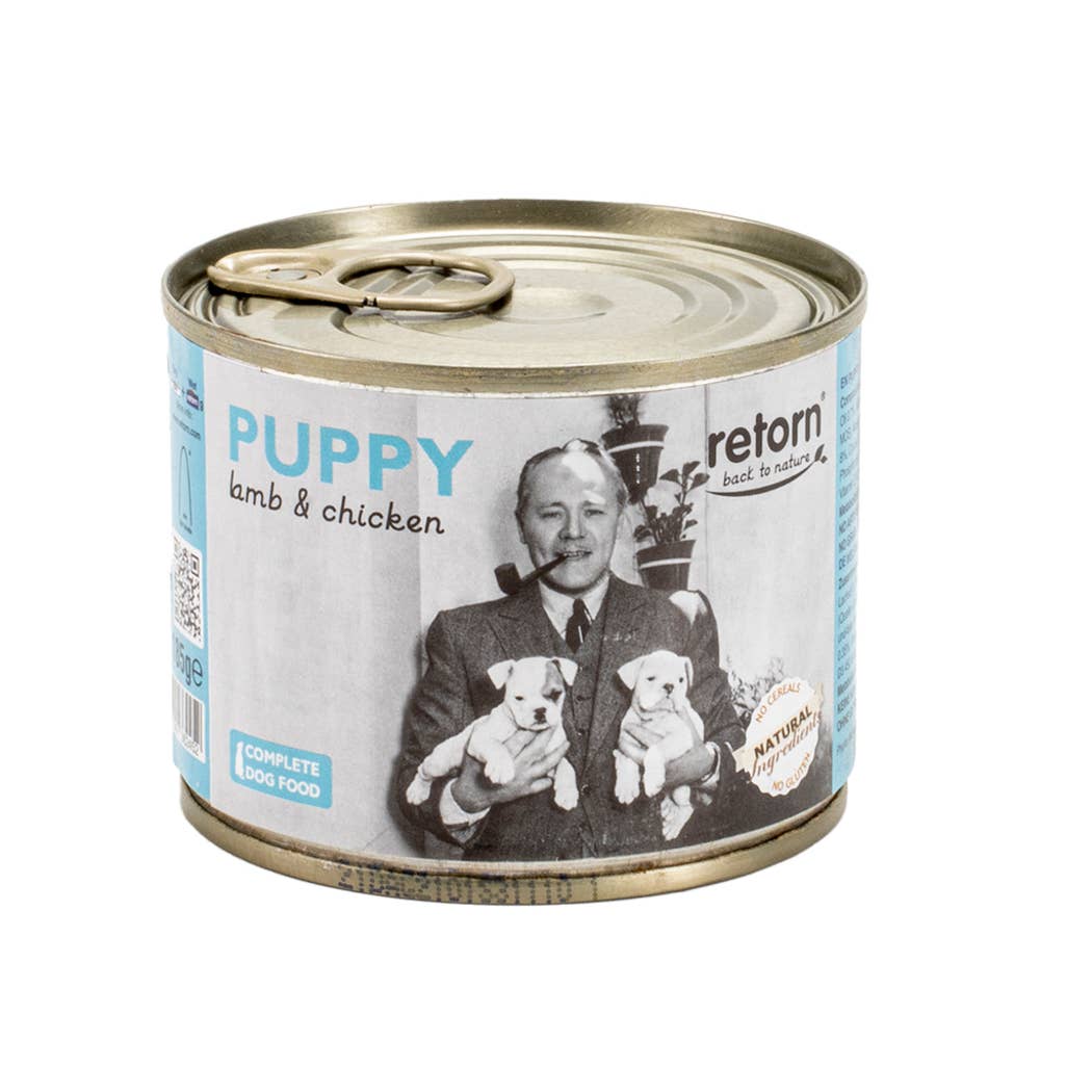 Lamb and Chicken can for Puppies by Retorn