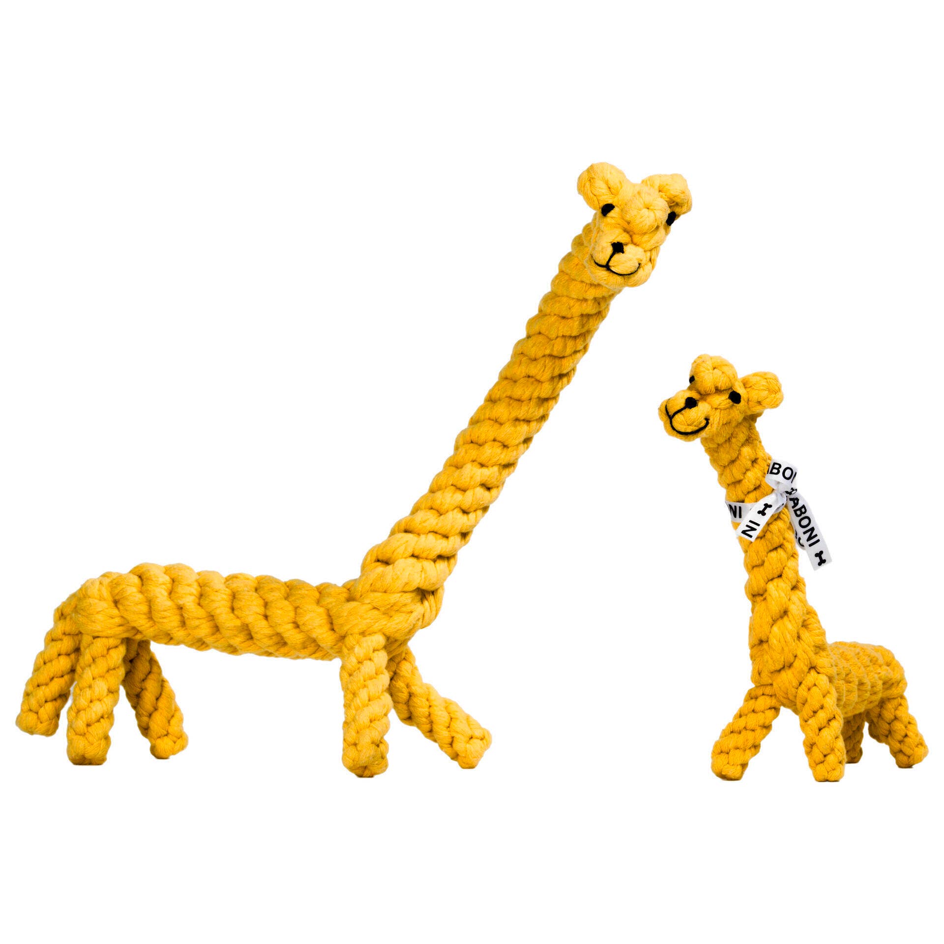 Greta Giraffe rope toy