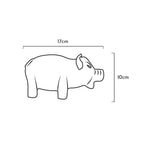 Natural Rubber Piggy Bank Dog Toy - L
